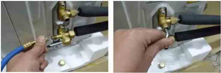 空氣能采暖主機如何抽真空 空氣能采暖主機如何抽真空